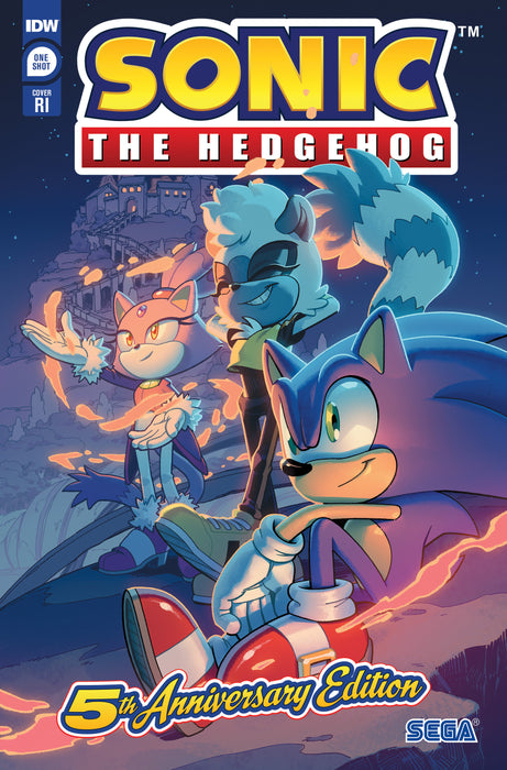 Sonic the Hedgehog: #1 #5th Anniversary Edition 1:25 Variant RI (Stanley)