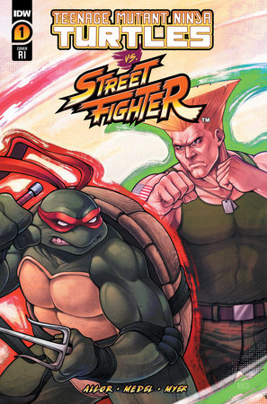 Teenage Mutant Ninja Turtles Vs. Street Fighter #1 Variant RI (1:50) (Federici)