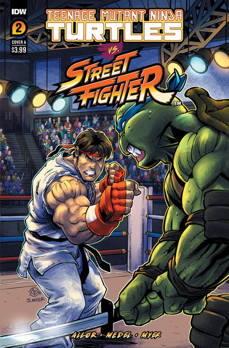 Teenage Mutant Ninja Turtles Vs. Street Fighter #2 Cover A (Medel)