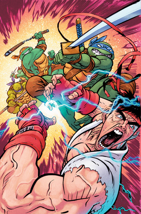 Teenage Mutant Ninja Turtles Vs. Street Fighter #4 Variant RI (250) (Johnson Full Art)
