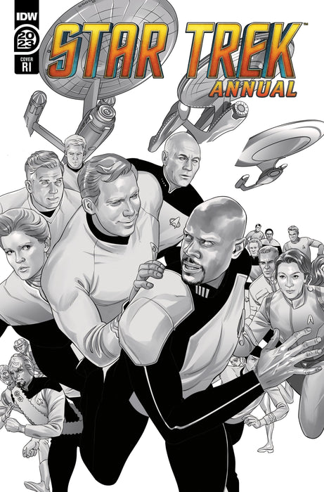 Star Trek Annual #2023 Variant RI (1:10) (Stott B&W)