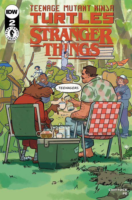 Teenage Mutant Ninja Turtles x Stranger Things #2 Variant RI (500) (Henderson)