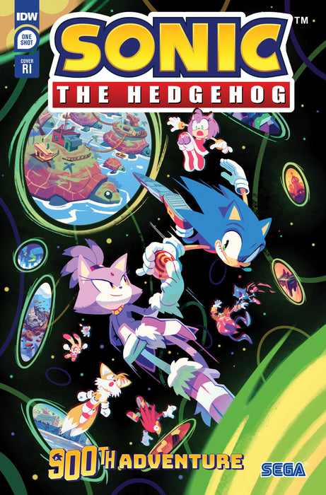 Sonic the Hedgehogs 900th Adventure Variant RI (10) (Fourdraine)