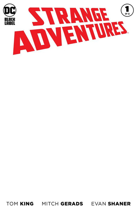 Strange Adventures (2020) #1 BLANK VAR ED