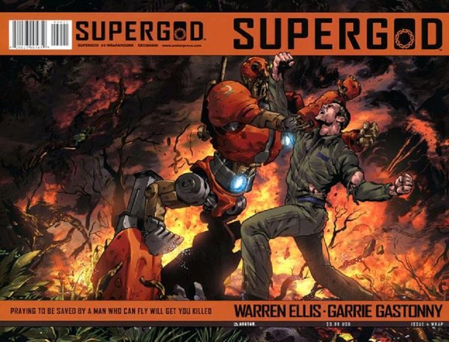 Supergod (2009) #4 (Wrap Cover)