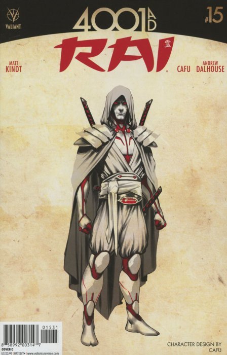 Rai (2014) #15 (Cover C 1:10 Variant (4001 AD) Char Dsn Cafu)