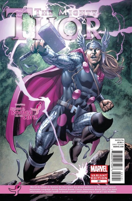 Mighty Thor (2011) #21 (Komen Variant)