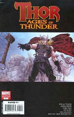 Thor: Ages of Thunder (2008) #1 (2nd Print Zircher Variant)