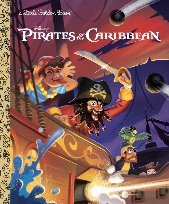 Little Golden Book Pirates of the Caribbean (Disney Classic)