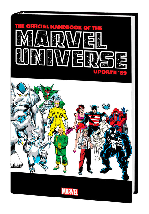 OFFICIAL HANDBOOK OF THE MARVEL UNIVERSE: UPDATE '89 OMNIBUS HC FRENZ VENOM COVE R