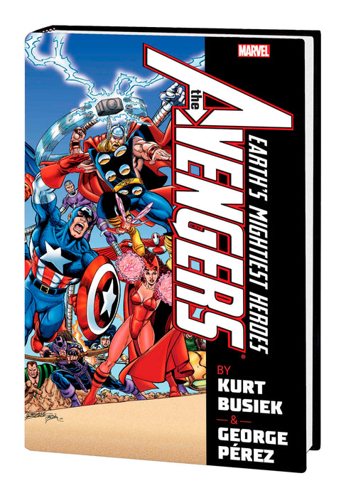 AVENGERS BY BUSIEK & PEREZ OMNIBUS VOL. 1 HC PEREZ FIRST ISSUE COVER [NEW PRINTI NG]