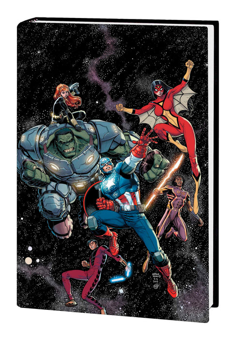 AVENGERS BY JONATHAN HICKMAN OMNIBUS VOL. 1 HC ARTHUR ADAMS COVER [NEW PRINTING, DM ONLY]