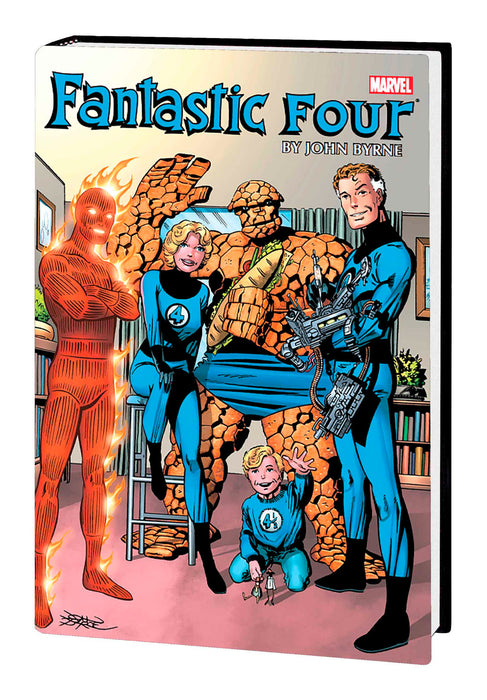 FANTASTIC FOUR BY JOHN BYRNE OMNIBUS VOL. #1 HC BYRNE PIN-UP COVER [NEW PRINTING #2, DM ONLY]