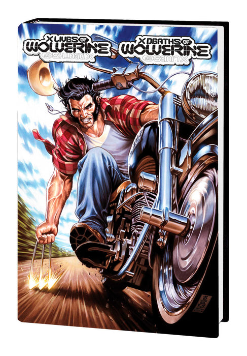 X LIVES & DEATHS OF WOLVERINE HC BROOKS COVER [DM ONLY]