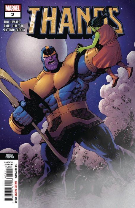 Thanos (2019) #2 (2nd Print Olivetti Variant)