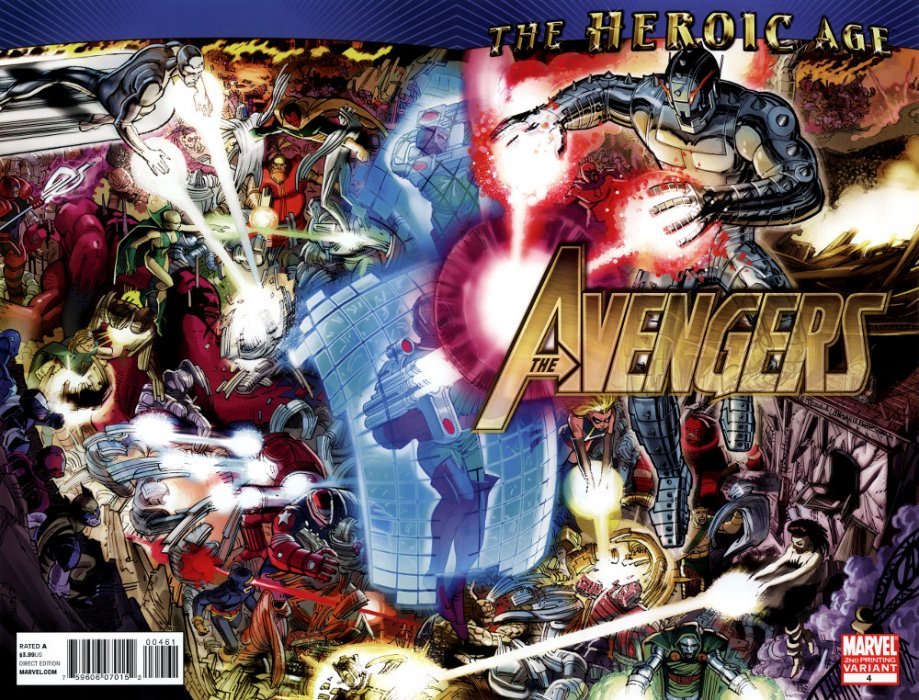 Avengers (2010) #4 (2nd Print JR Jr. Variant)