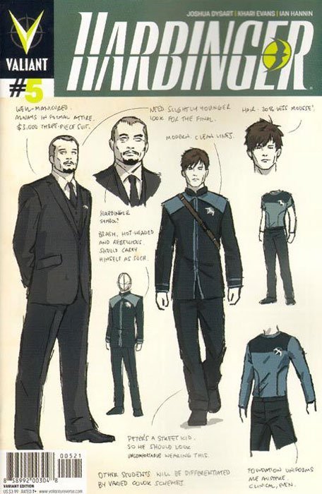 Harbinger (2012) #5 (Aja Cover)