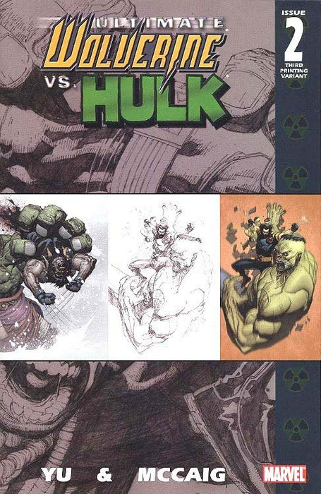 Ultimate Wolverine Vs. Hulk (2005) #2 (3rd Print Variant)