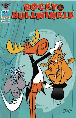 Rocky & Bullwinkle Show (2017) #1 (Classic Greenawalt Cover)