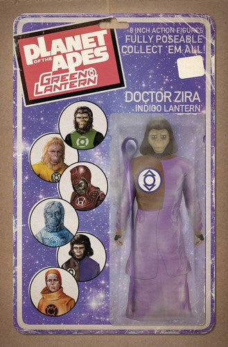 Planet of the Apes Green Lantern (2017) #5 (Unlock Action Figure Variant)