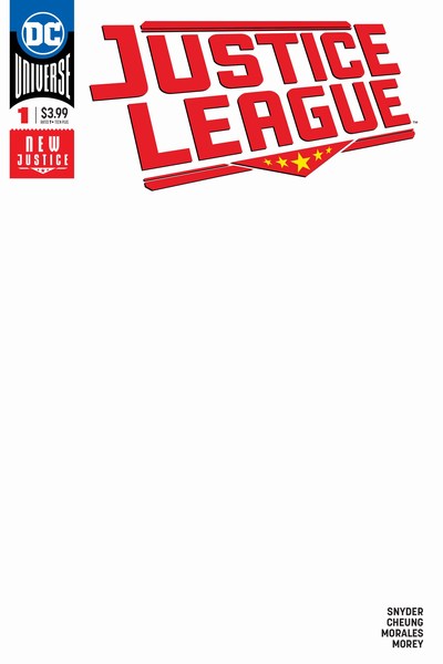 Justice League (2018) #1 (Blank Var Ed)