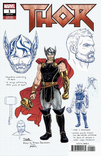 Thor (2018) #1 (1:10 Dauterman Design Variant)