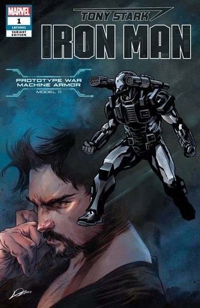 Tony Stark Iron Man (2018) #1 (War Machine Stark Armor Variant)