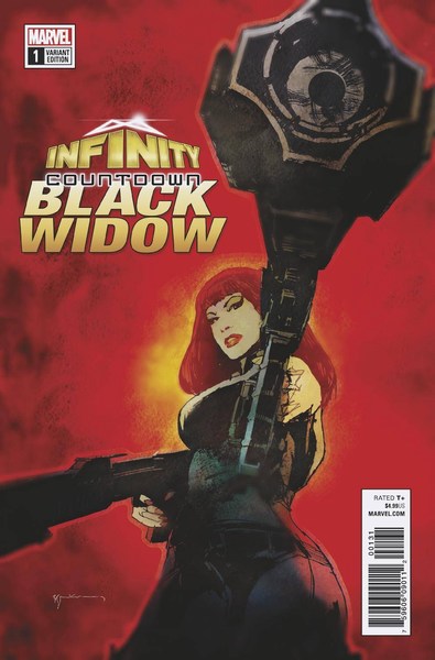 Infinity Countdown Black Widow (2018) #1 (Sienkiewicz Variant)