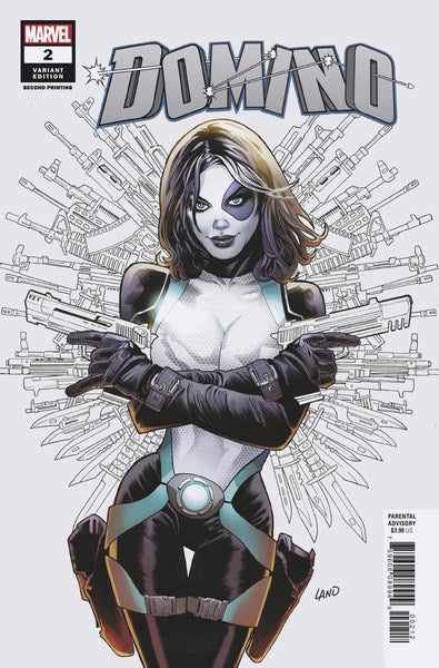 Domino (2018) #2 (2nd Print Land Variant)