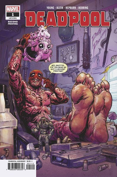 Deadpool (2018) #1 (2nd Print Klein Variant)
