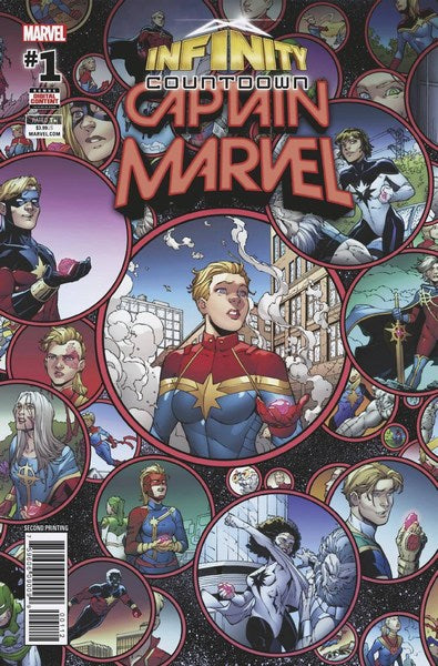 Infinity Countdown Captain Marvel (2018) #1 (2nd Print Olotegui Variant)
