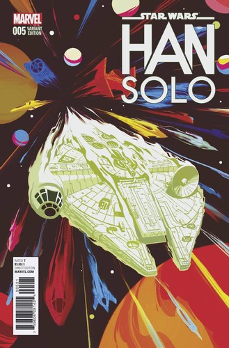 Star Wars Han Solo (2016) #5 (1:10 Del Mundo Millennium Falcon Variant)