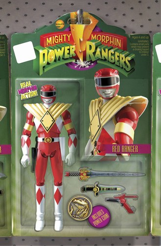 Mighty Morphin Power Rangers (2016) #8 (Unlock Action Figure Variant)