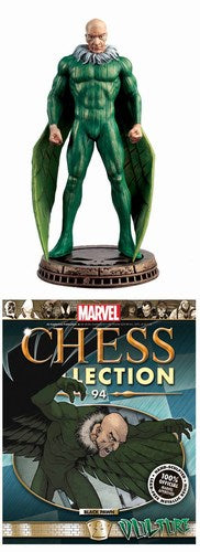 Marvel Chess Figurine Collectors Magazine #94 (Vulture Black Pawn)