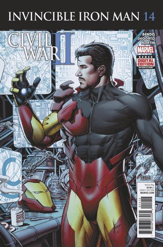 Invincible Iron Man (2015) #14 (2nd Print Keown Variant)