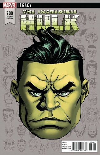 Incredible Hulk (2017) #709 (1:10 Mckone Legacy Headshot Var Legacy)