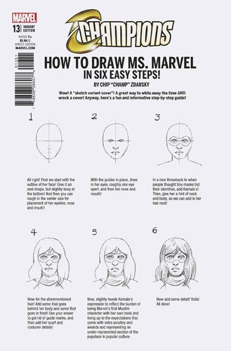 Champions (2016) #13 (Zdarsky How To Draw Var Legacy)