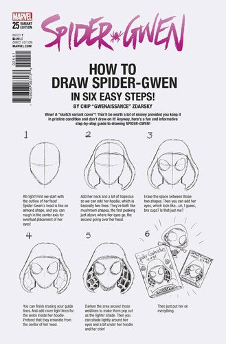 Spider-Gwen Volume 2 (2015) #25 (Zdarsky How To Draw Var Legacy)