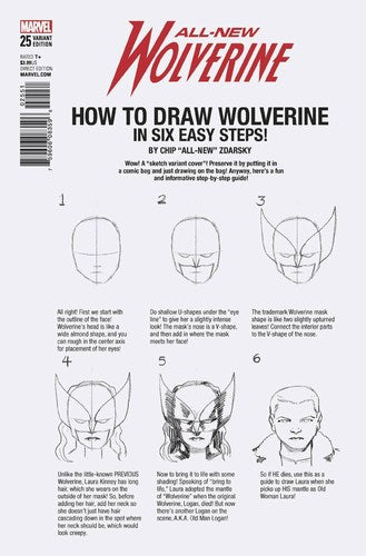 All New Wolverine (2015) #25 (Zdarsky How To Draw Var Legacy)