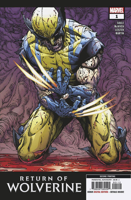 Return of Wolverine (2018) #1 (2nd Print McNiven Variant)