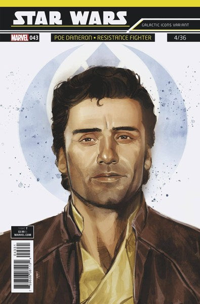 Star Wars (2015) #43 (Reis Galactic Icon Poe Var)
