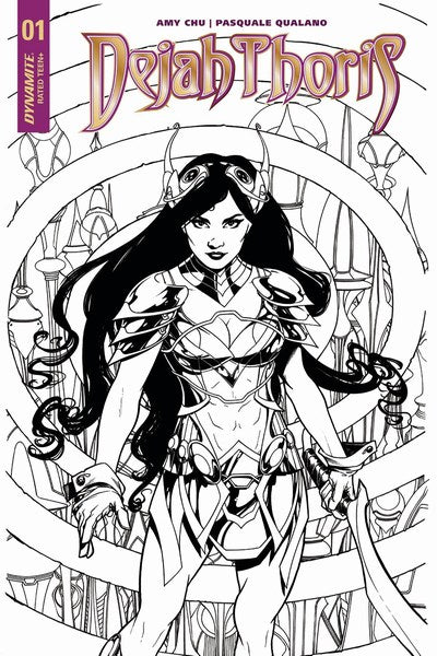 Dejah Thoris (2018) #1 (Cover E 1:10 Mckone B&W Variant)