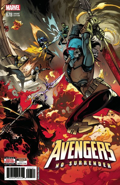 Avengers (2017) #677 (2nd Print Larraz Variant)