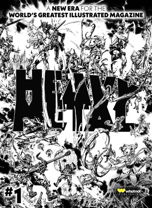 HEAVY METAL VOL 2 #1 CVR F 10 COPY INCV KIM JUNG GI B&W