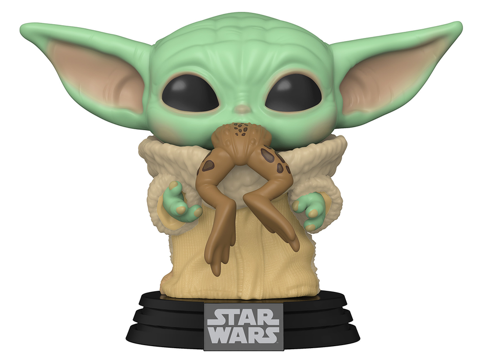 Pop Star Wars The Mandalorian - The Child Vinyl Figure With Frog
