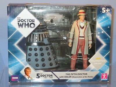 Doctor Who Fifth Doctor with Dalek Figure Set