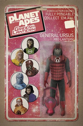 Planet of the Apes Green Lantern (2017) #3 (Unlock Action Figure Variant)