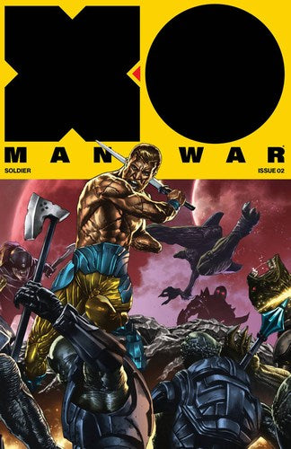 X-O Manowar (2017) #2 (Cover D 1:20 Variant Interlocking Var Suayan)
