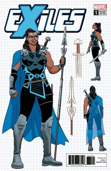 Exiles (2018) #1 (1:10 Rodriguez Design Var)