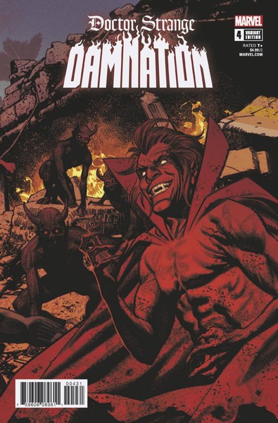 Doctor Strange Damnation (2018) #4 (Smallwood Connecting Var Leg)